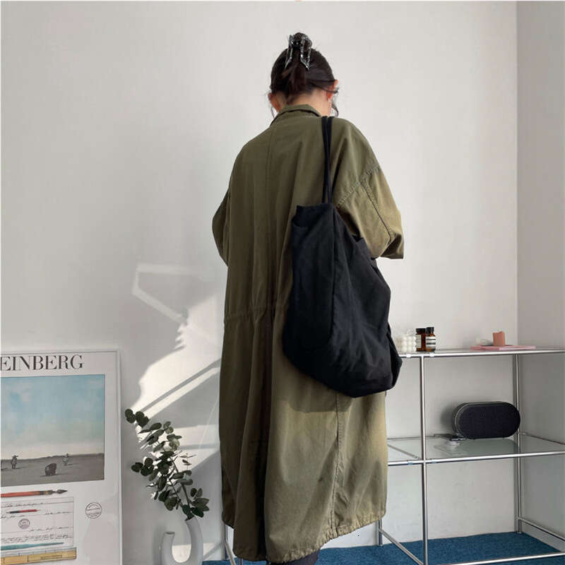 Korean Dongdaemun Large Capacity Artistic Canvas Tote Bag 2021 New Trendy Fashion Simple Shoulder Handbag