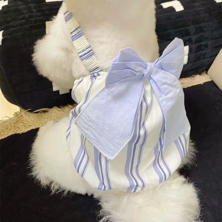 T00425Pet doll collar polo shirt autumn style Yorkshire terrier Maltese dog cat pet clothes