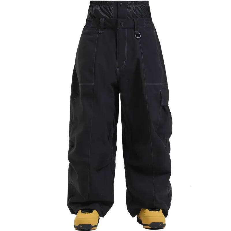Oversize Winter Women Outdoor High Quality Windproof Waterproof Breathable Snow Trousers Ski Snowboarding Pants Men