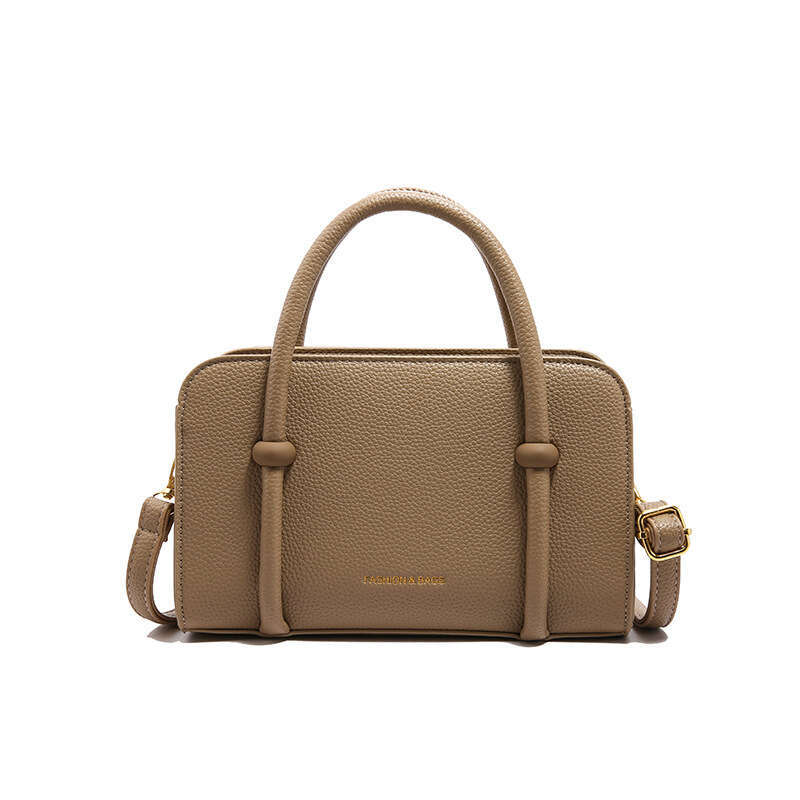Elegant Handbag Small Square For Women New Korean Style Trendy Versatile Shoulder Textured Niche Commuter Crossbody Bag