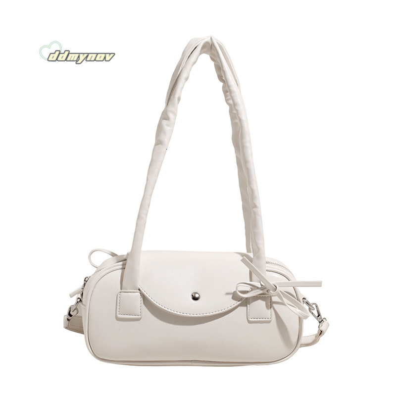 2025 New Niche Minimalist Style Pleated Shoulder Fashion High-end Handbag Women's Bag ddmynov