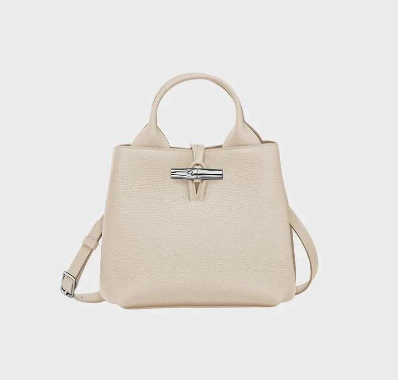 2025 New Niche Bamboo Simple Joker Commuter Slung Tote Shoulder Handbag Bag