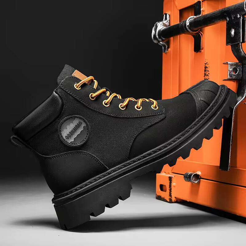 Factory Casual Autumn slip Durable Combat Short Boots Men's Impact and Anti Sting Labor protection