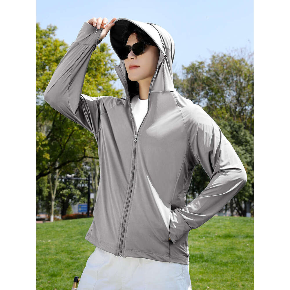 Designer Clothing 2025 Black Rubber Wide Brim Ice Silk Sun Jacket For Men, UV Protection Outdoor Cycling Sunshade Breathable Coat
