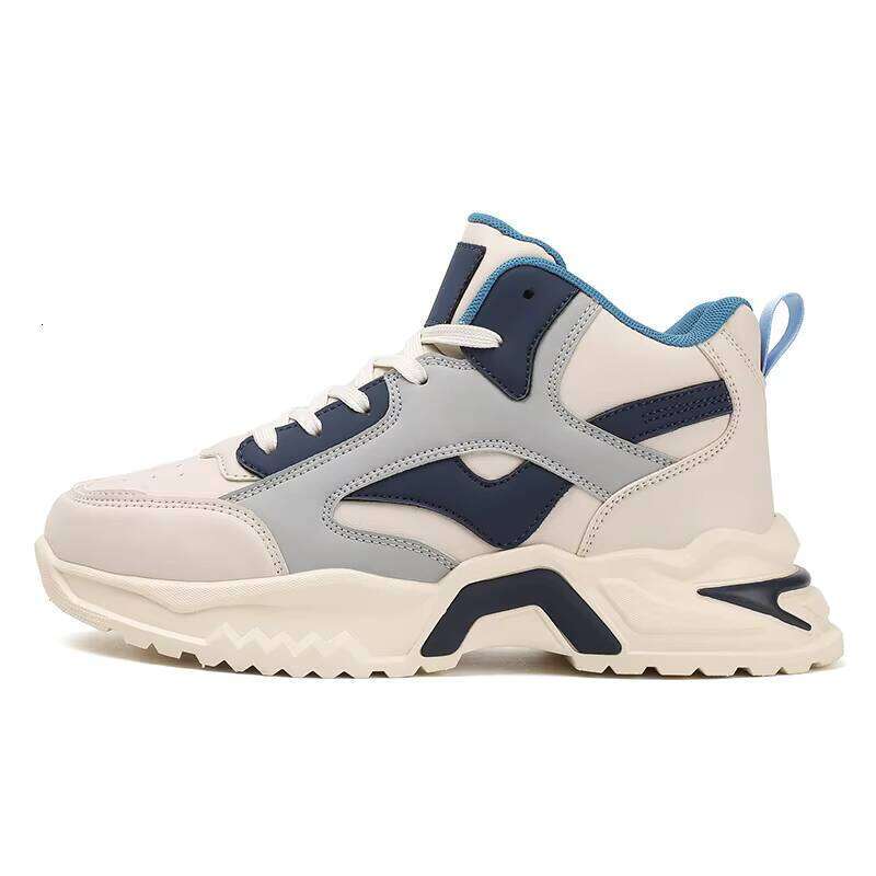 Hot Selling Men's High Top Casual Fashion Trend Outdoor Sports Soft Sneakers Shoes