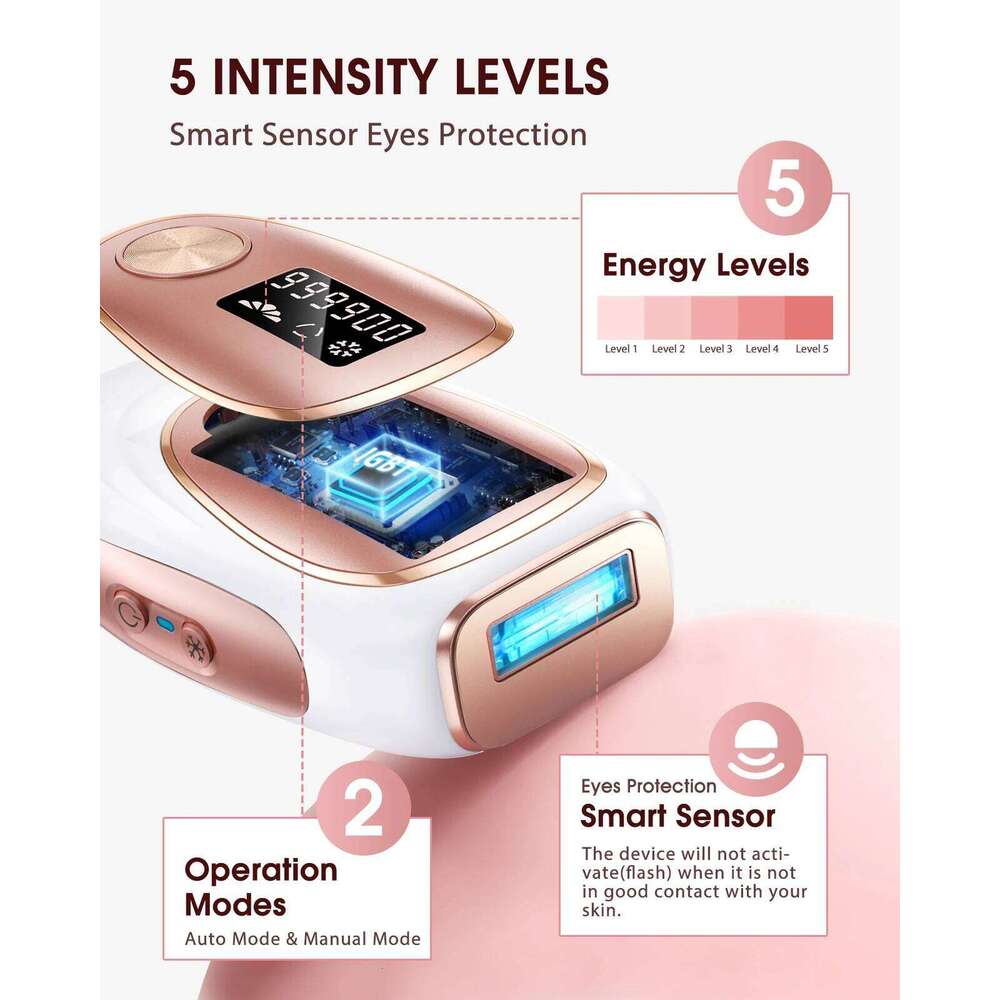 Laser Removal 999900 Flashes IPL ICE Cold Epilator Painless Permanent Hair Remove Armpits Arms LegsBikini Trimmer