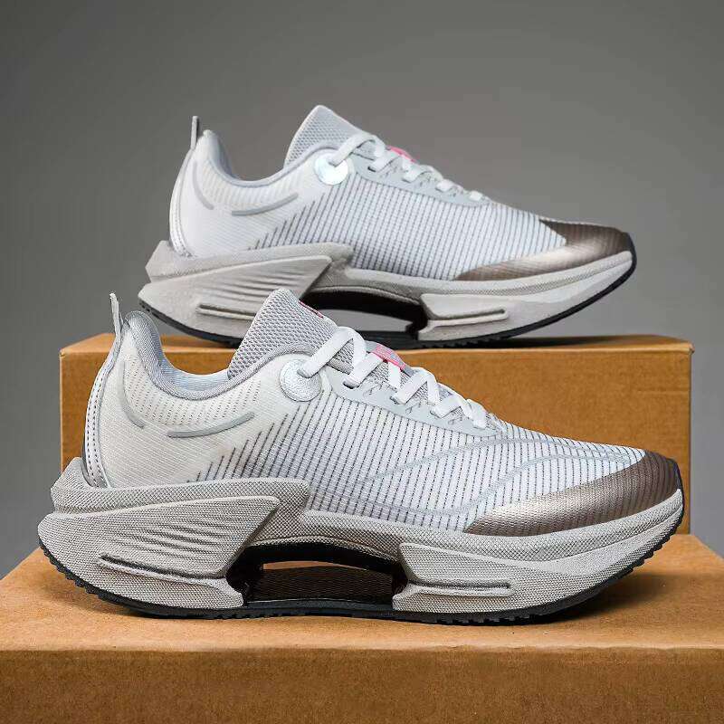 Stylish and Comfortable Couple Running Lightweight Sneakers Breathable Upper Sport Shoes
