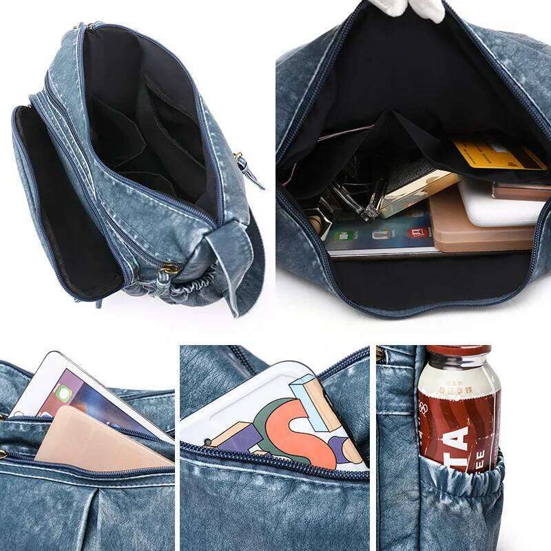 Annmouler Designer Women Shoulder Pu Leather Crossbody Bag Soft Bags For Women Quality Sac A Main Femme Pockets Bolsas