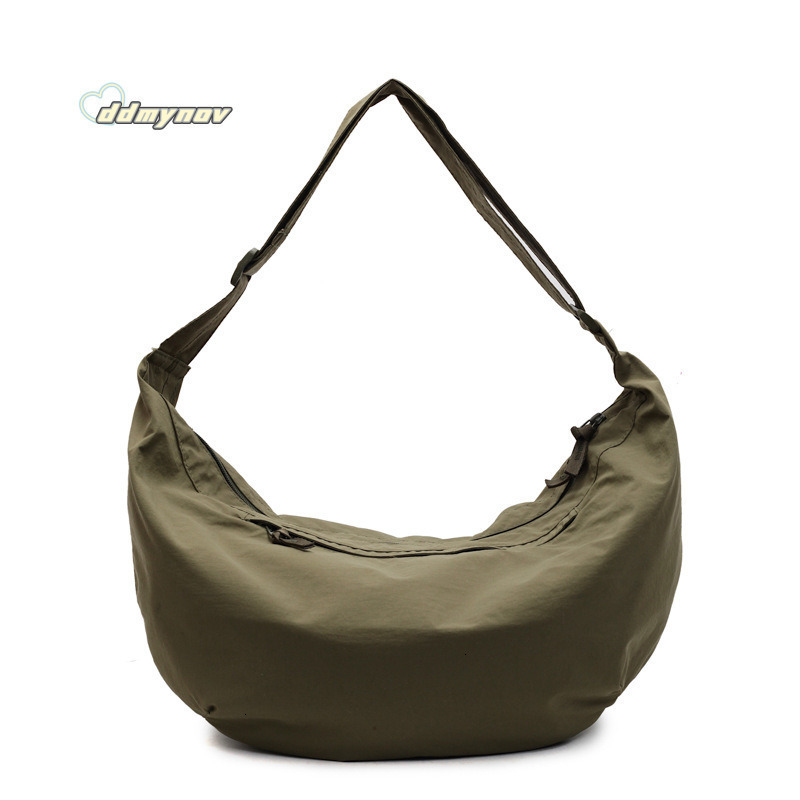 Crossbody for Women, Ins Style, Lightweight, Large Capacity, Dumpling High Appearance, Simple Solid Color, Shoulder Bag, Class Bag ddmynov ddmynov