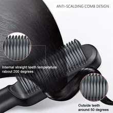 2pcs Electric Hot Comb Professional Quick Heated Hair Straightener Professional Negative Ion Hair Straightener Hair Straightener W250610