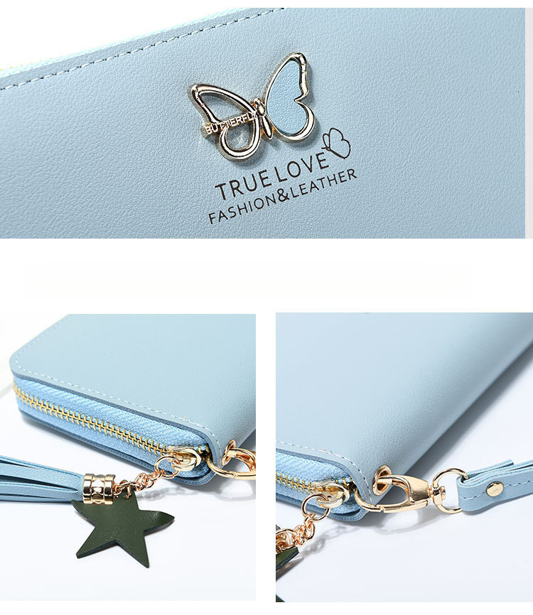 Free Shipping 2025 New Designer Bag Women's Long, Large Capacity Single Zipper Wallet Multifunctional With Card Slot Coin Bag Exquisite And Pract