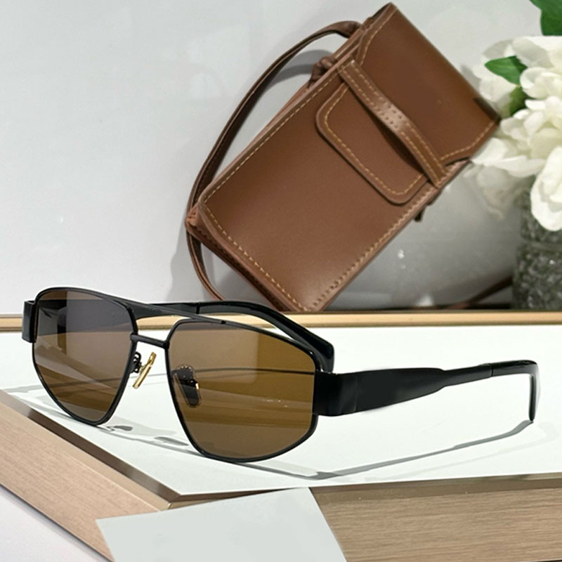 Designer men women sunglasses polarized UV400 retro double beam glasses for daily commuting and driving Lunettes de soleil Designer