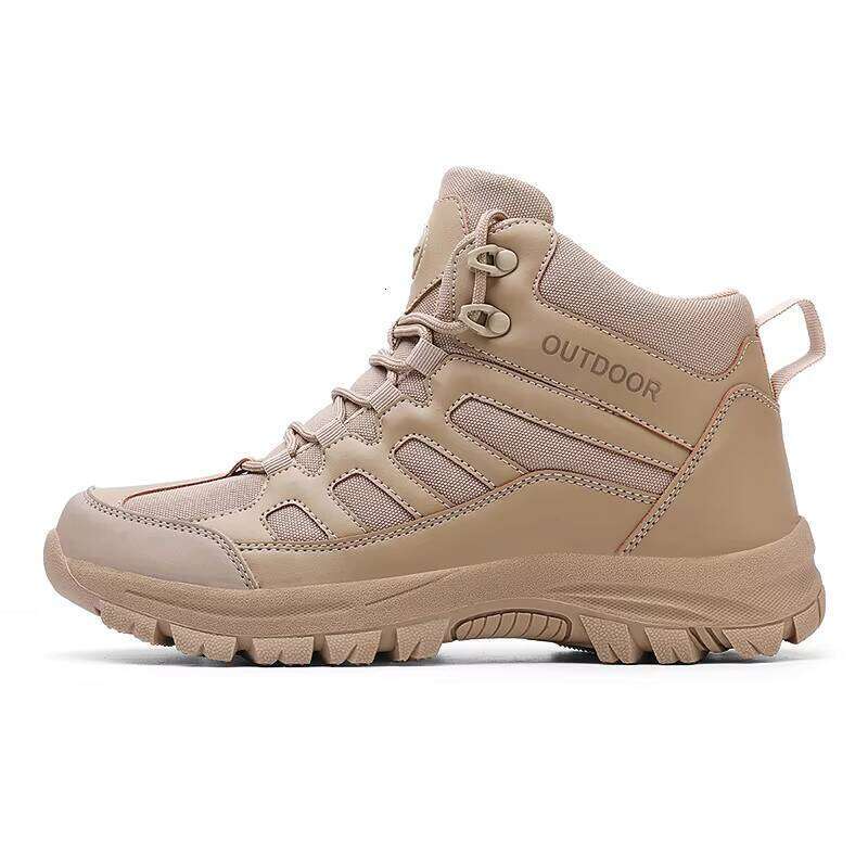 Hot Selling Outdoor High Top Hiking Fashion Shoes for Men High-quality Sports Training Boots Big Size