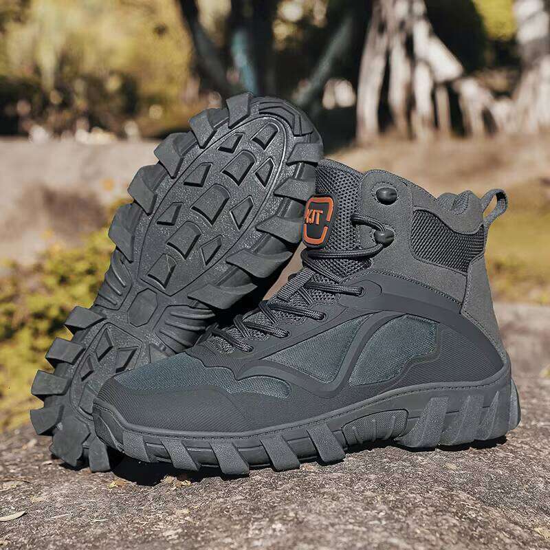 Wholesale High-quality Men's Hiking Outdoor Fashionable High Top Sports Breathable Walking Shoes for Men