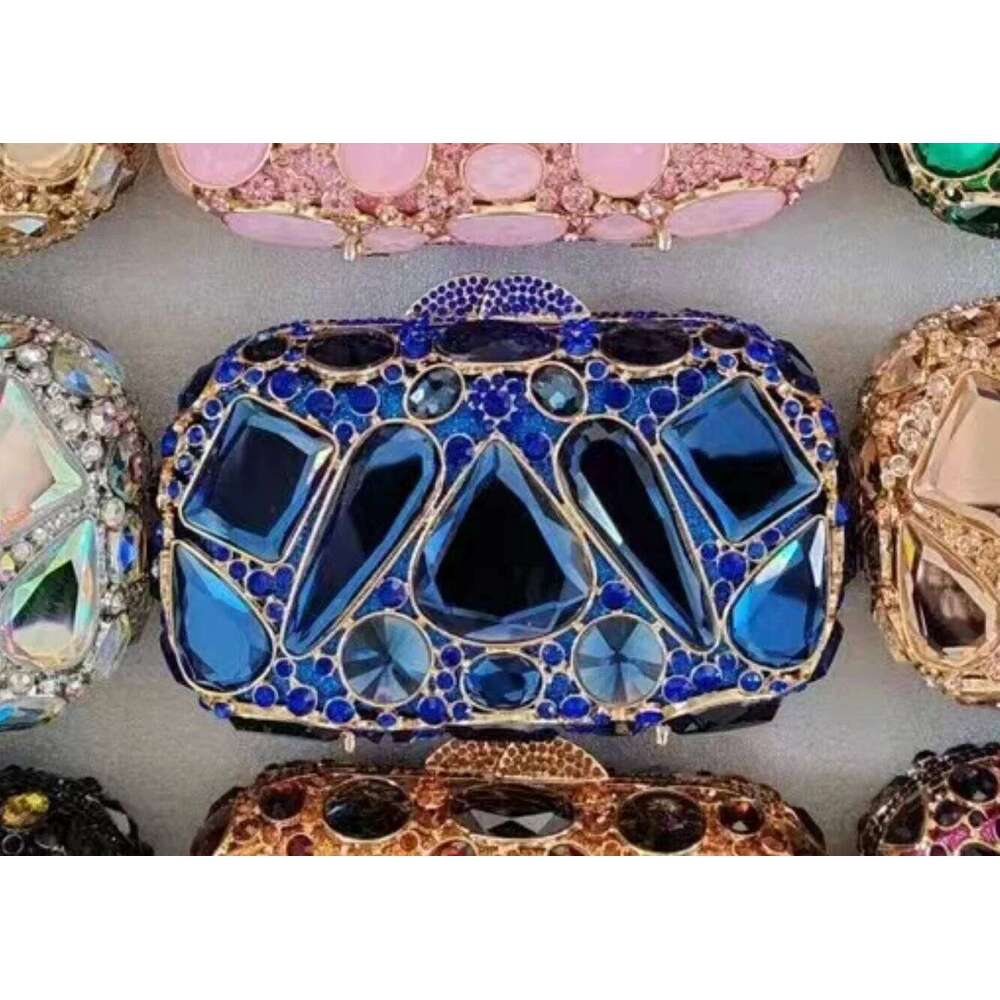 Women Rhinestone Evening Designer Handbags Crystal Banquet Party Bags Fashion Dress Stone Bag Shiny Dinner Clutch