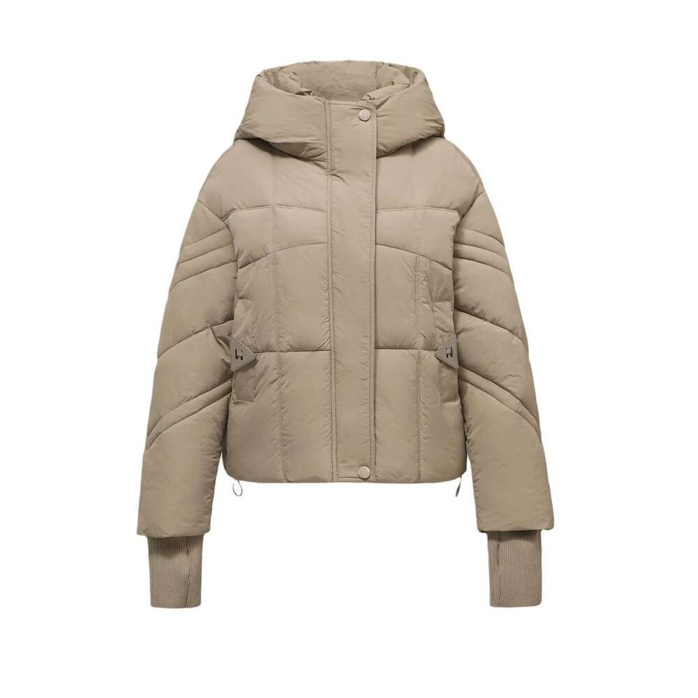 Winter Demi-season Female Pure Color Hooded Short Cotton Jacket Thicken Warm Parkas Tops Women's Clothing