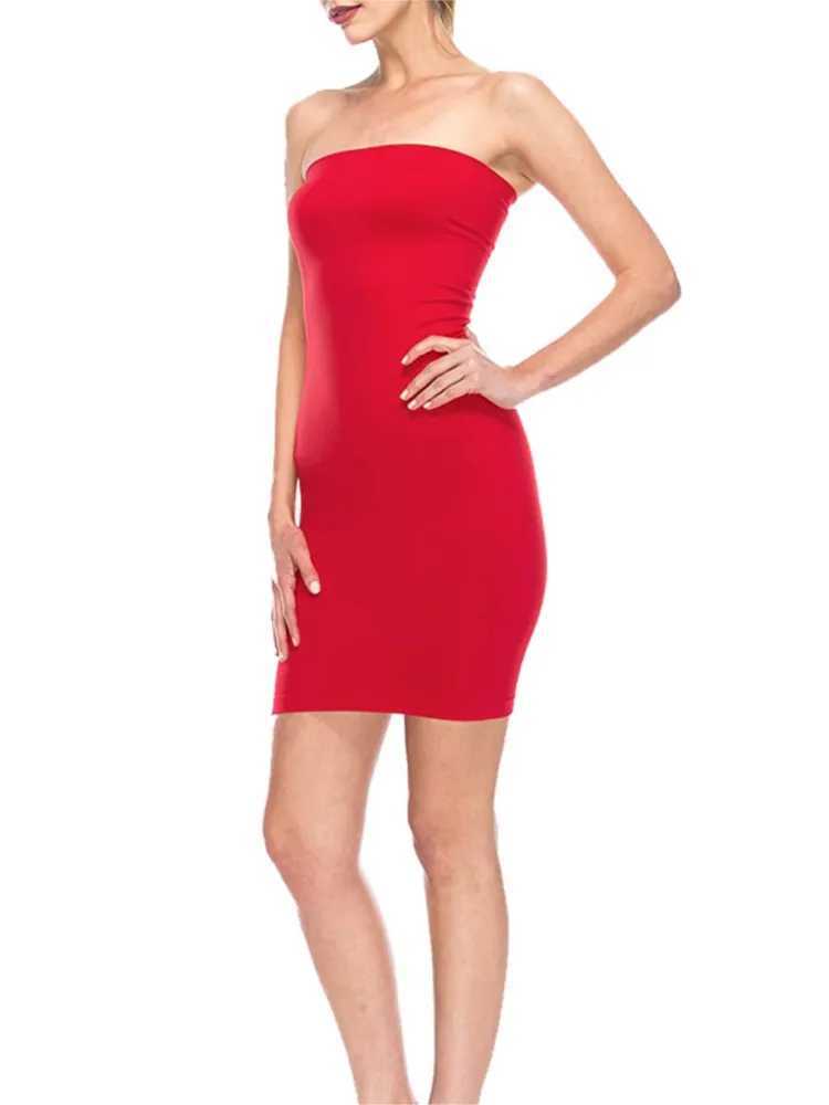 ZSIIBO Sexy Bodycon Summer Dress 2022 Women Dress Strapless Stretchy Comfort Mini Dress Party Casual Drop Shipping direct sales XJ250610
