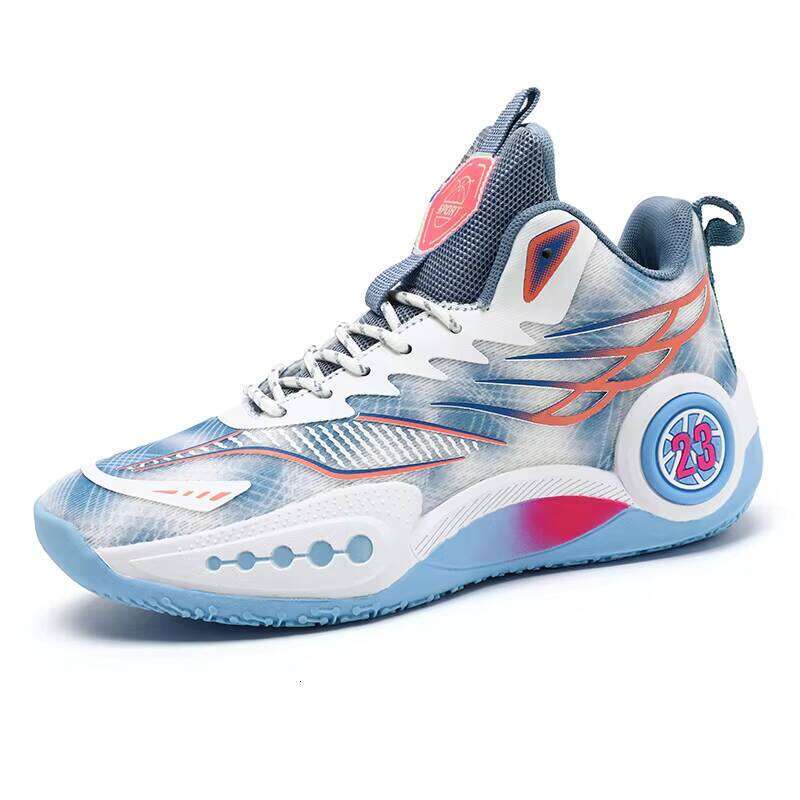 Fashion Hot Sales Men Breathable Sneakers Color Trend Casual Sports Basketball Shoes