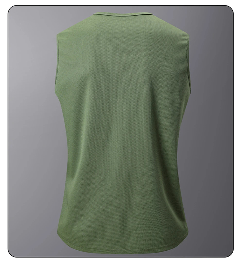 Mens Workout Stringer Tank Tops Fitness Performance Muscle Sleeveless Shirts Gym Bodybuilding Vest Quick Dry Athletic T 250606