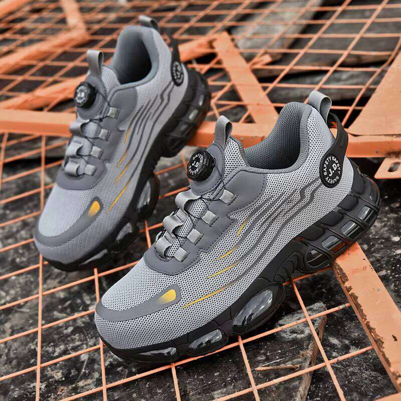 Hot Selling Anti-smash Labor protection Wear-resistant Safety Anti-puncture Work Shoes for Men