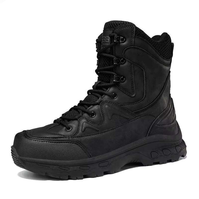 New Outdoor Mountaineering High Top Fashion Sports Large Size Men Waterproof Hiking Shoes
