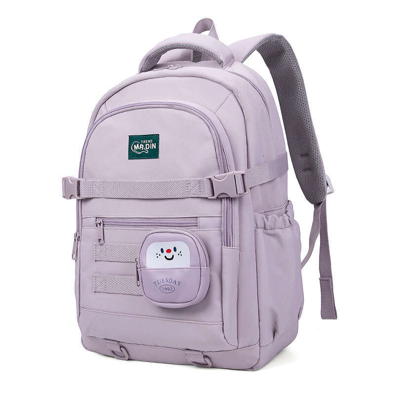New High-Quality Dirt-Resistant Backpack Girls, Middle Students, Stylish Design, Ins Style, High School And College Backpack, Double Shoulder Bag For 
