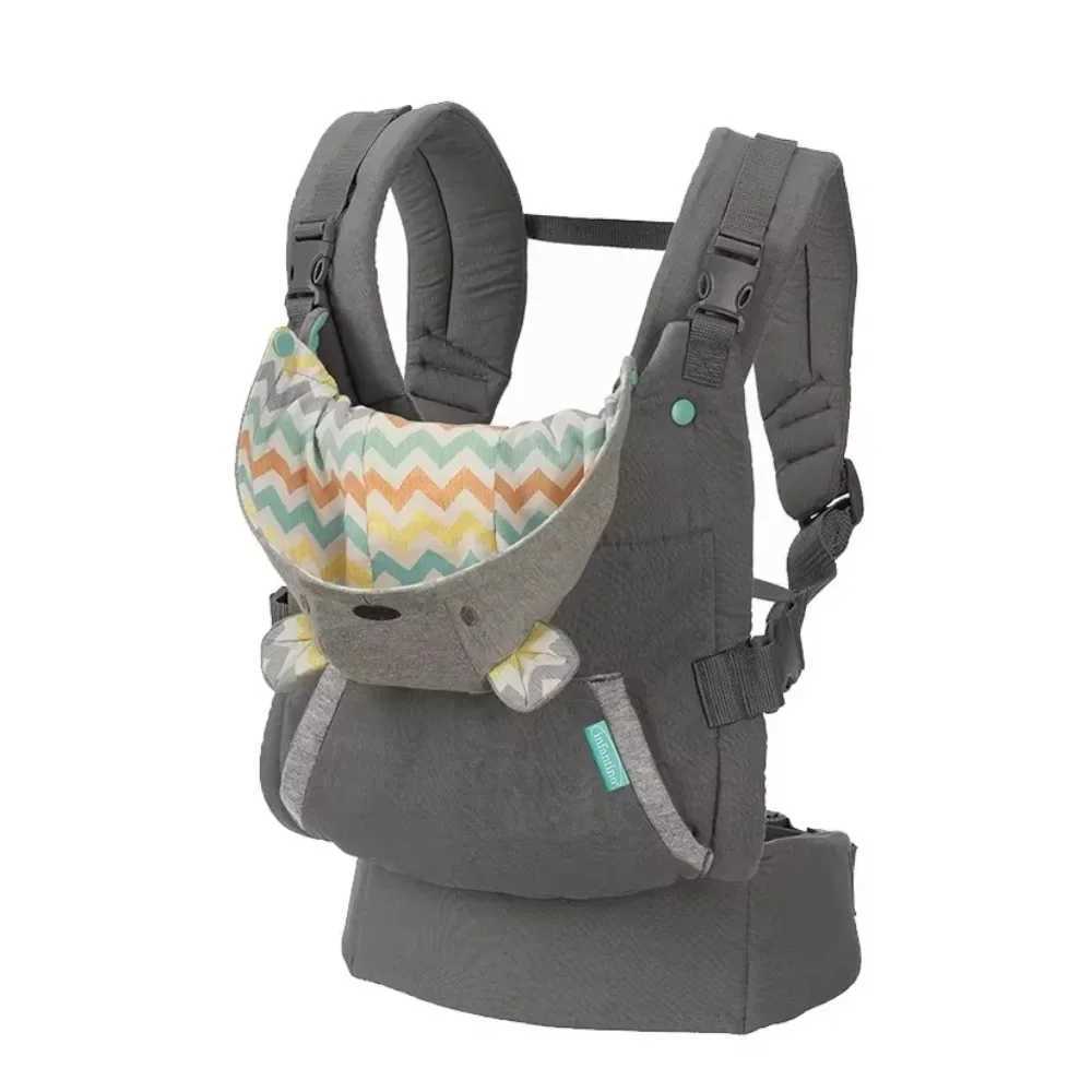 4 in 1 Baby Carriers with Cute Hat Bebe Sling Kangaroo Bag Baby Carrier Wrap Toddler Backpack Infant Bags Newborn Bebes Backpack y250610X6XS