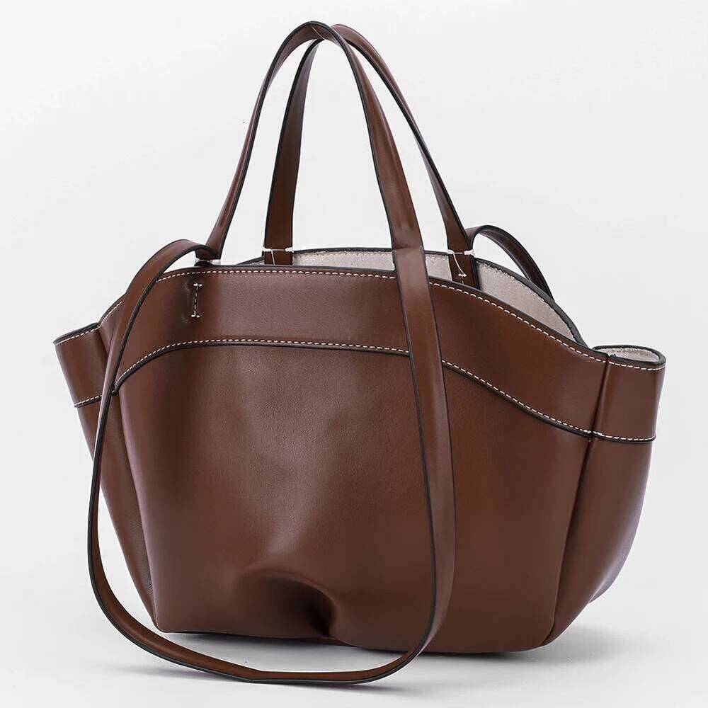 Tote For Women Large Capacity Handbag PU Leather Casual Commuting Shopping Travel Bag