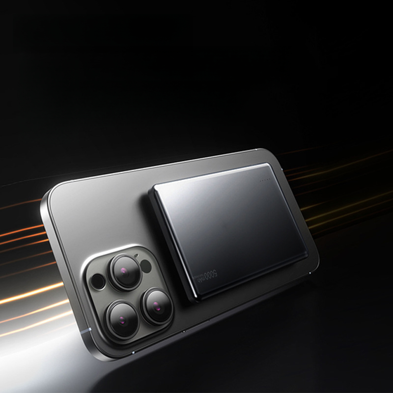 5000mAh Slim Magsafe Magnetic Wireless Power Bank for Wholesale Customization Ideal Corporate Gifts with Logo Imprinting Perfect for Travel Office Out