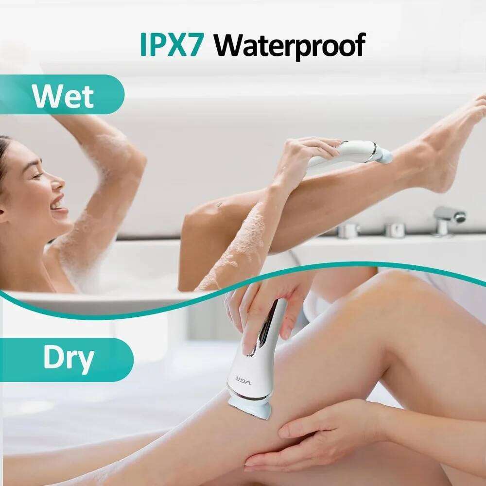 Epilator for Women, 6 in 1 Hair Removal Epilator, Shaver, Razor, Facial Brush, Face Massage and Body Exfoliator