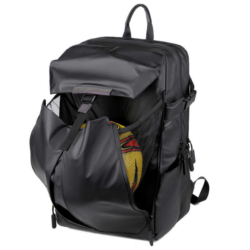 Trendy Waterproof Leather Lightweight Large Capacity Travel Business Commuter Backpack, Cycling Backpack
