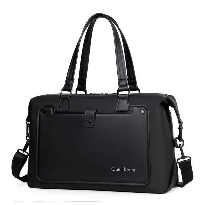 Casual Fashion Travel Totes Men Hand Bag Single Shoulder Men Handbag Large Capacity Business Crossbody Bag Male Top-Handle Bags W250610