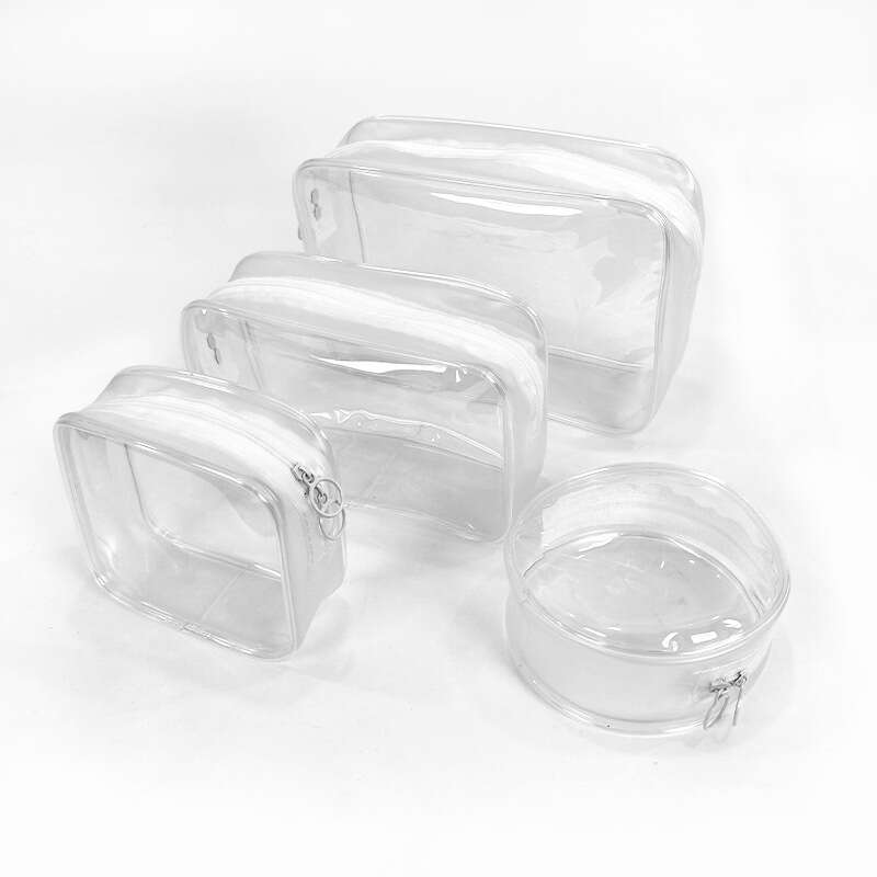 PVC Large Capacity Transparent Makeup Summer Toiletry Storage Bag For Women Cosmetics OEM Available