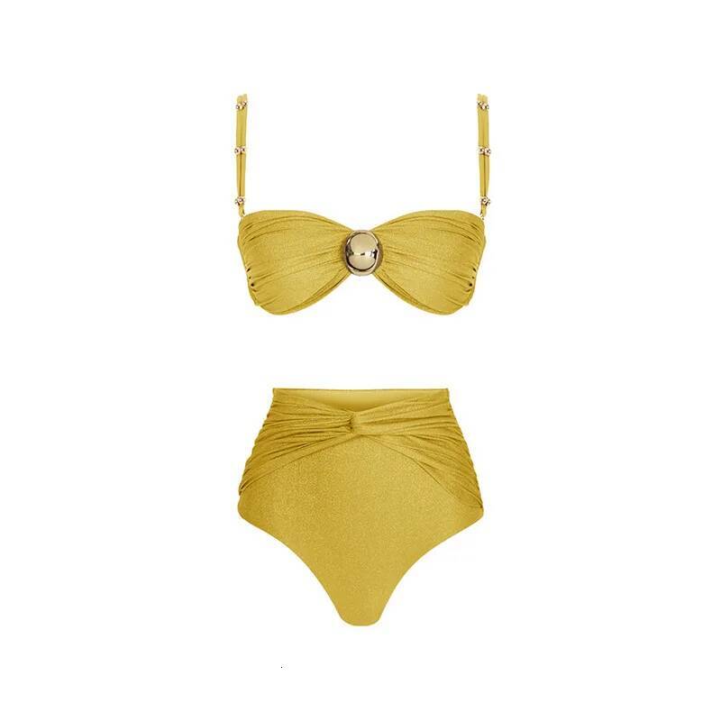 Sexy Bikini Set With Cover Woman Swimsuit Off Shoulder Swimwear High Waist Push Up Biquini Bathsuit Beach Outfits