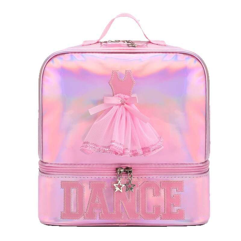 Children's Fashion Laser Backpack Ballet Latin Storage Girls' Dance Bag