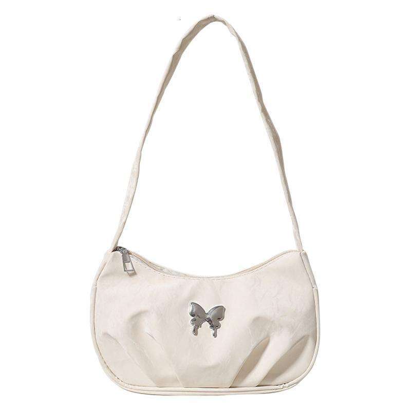 Pleated Shoulder New Niche Design Versatile Ins Underarm Trending Korean Style Women's Bag This Year