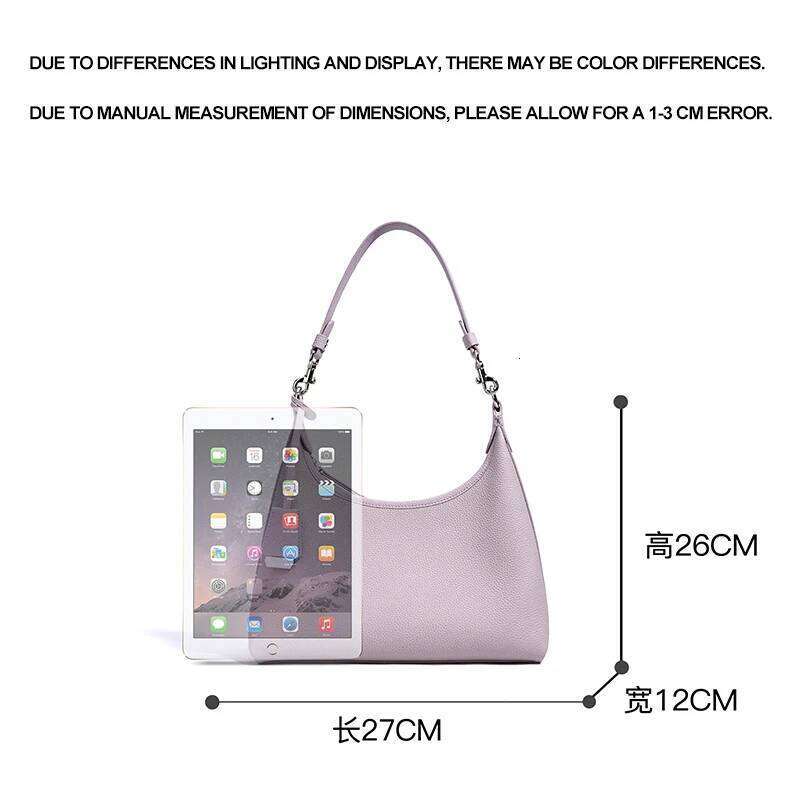 Women's Shoulder Genuine Leather Crossbody Bags Boutique Design Women Fashion Accessories Underarm Hobo Bag 2025 Spring