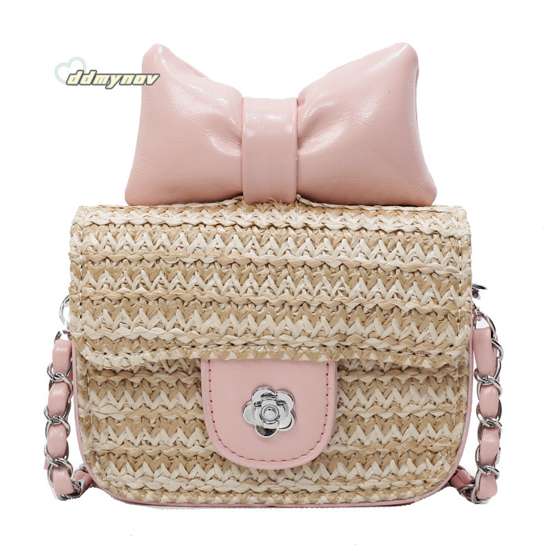 Korean Mini Textured Small 2025 New Fashion Stylish Chain Crossbody Bag Spring Summer Niche Bowknot ddmynov