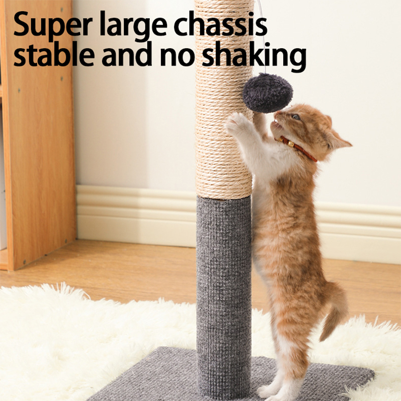 Explosive sisal cat claw pole vertical small cat climbing frame detachable and foldable cat paw grinder factory direct sales
