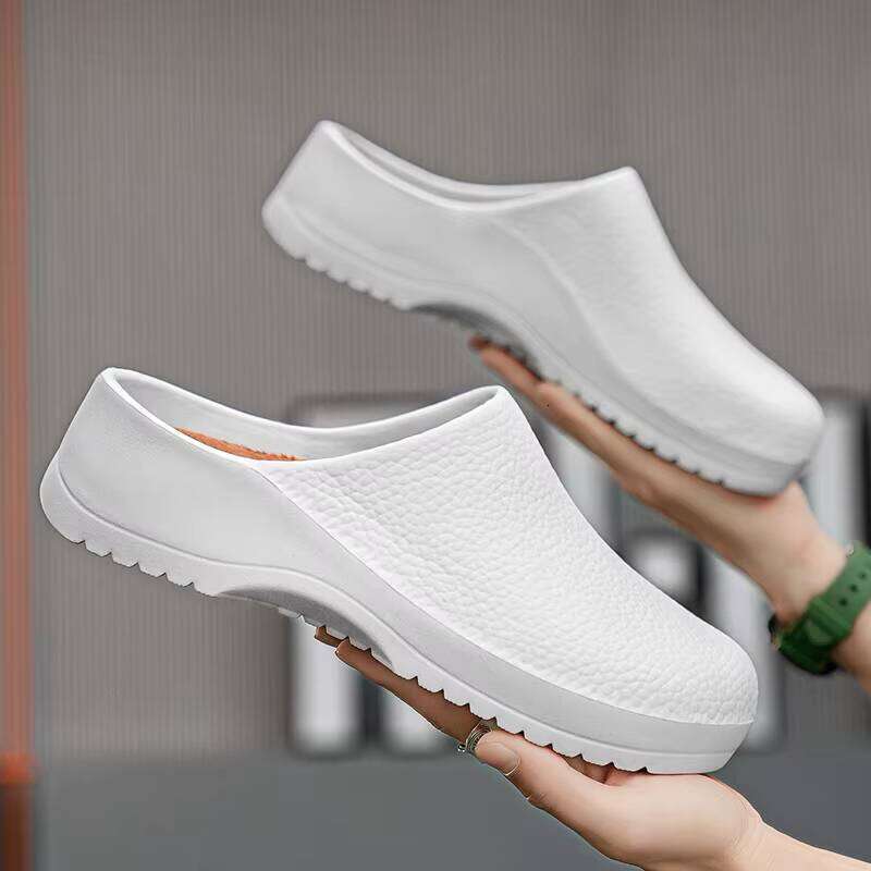 Factory Wholesale Anti-slip EVA Chef Waterproof Casual Rain Shoes Light Weight Unisex Slipper