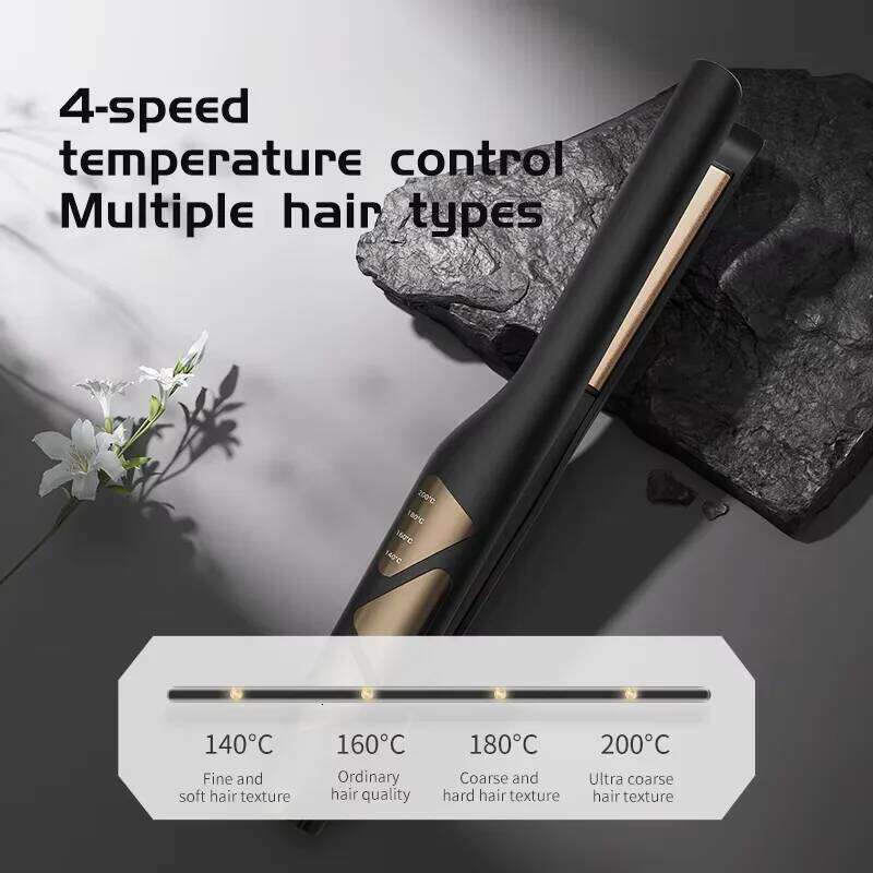 2 In 1 Curler Professional Ceramic Flat Iron For Short Hair Women And Men Beard Straightener
