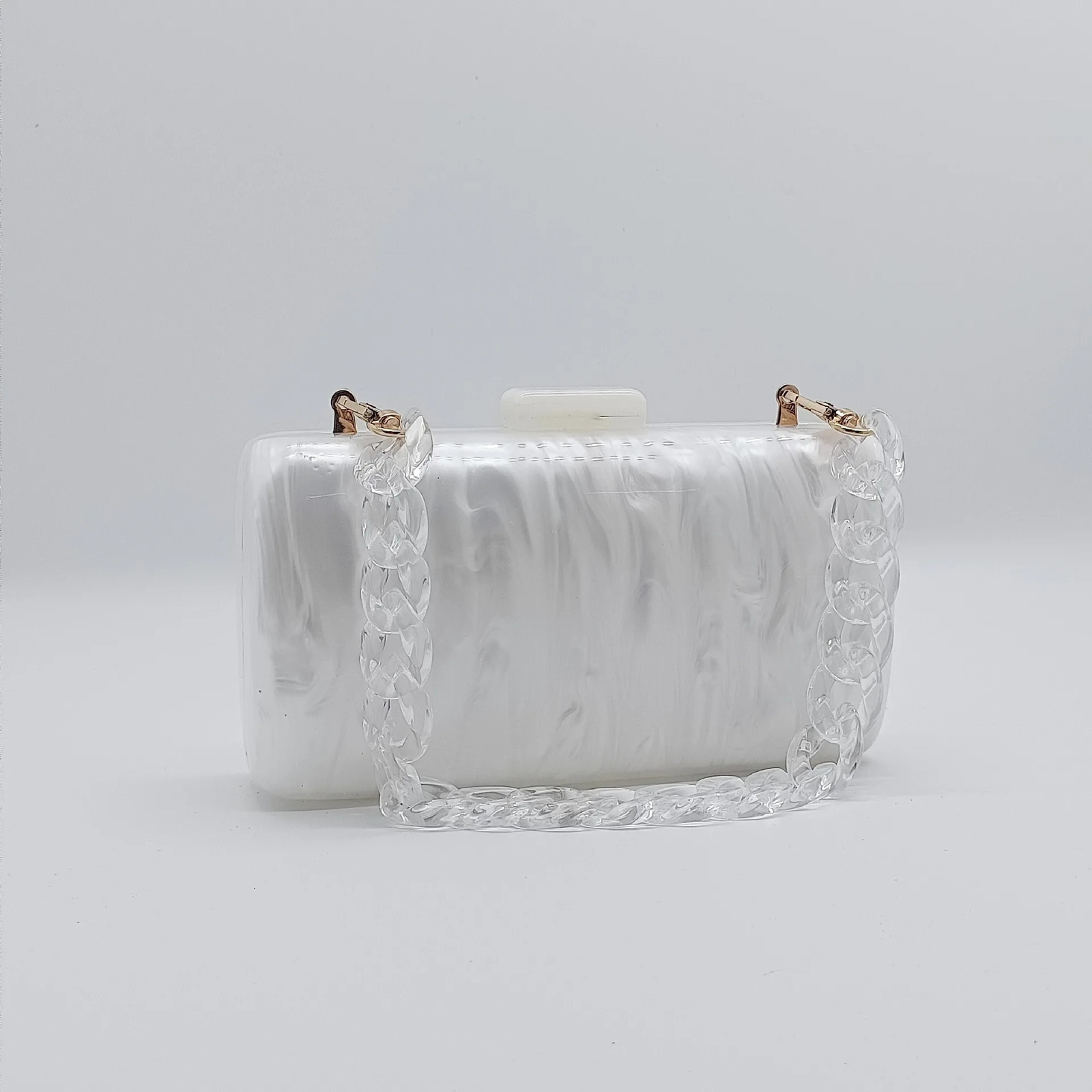 XIYUAN Women GreenPurpleWhite Acrylic Box Evening Clutch Bag For Wedding y Boutique Gift Purses And Handbags Ladies 250605