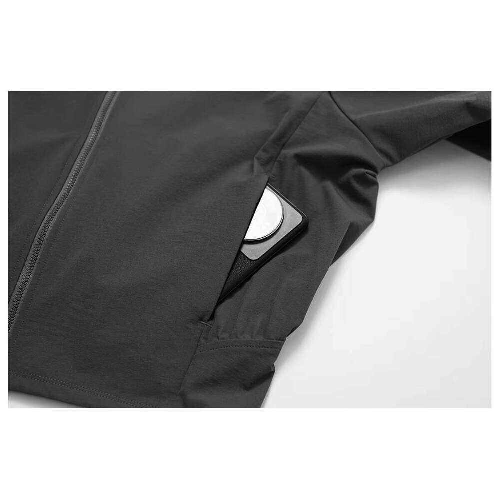 Inner Pocket Windproof Outdoor Sports Windbreaker Casual Yoga Jacket Zipper Running Fitness Women