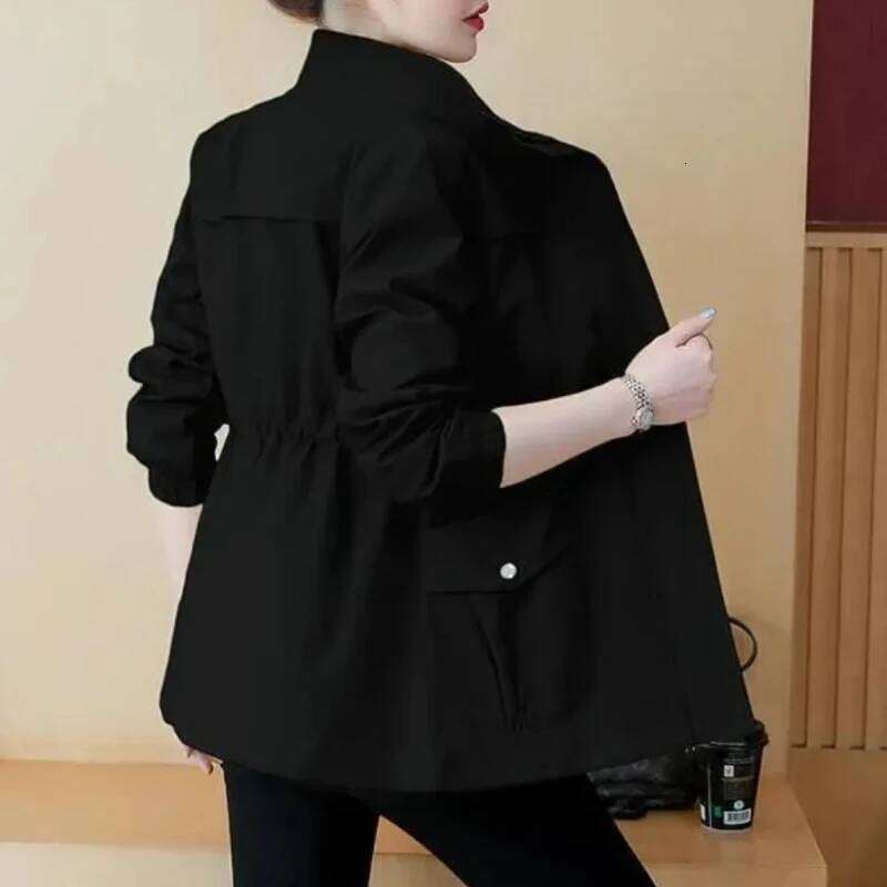 Spring Autumn Female Coat Blouson Women's Windbreaker Jackets 2025 Trend Demi-Season Great Korean Style Youthful Sale Fashion