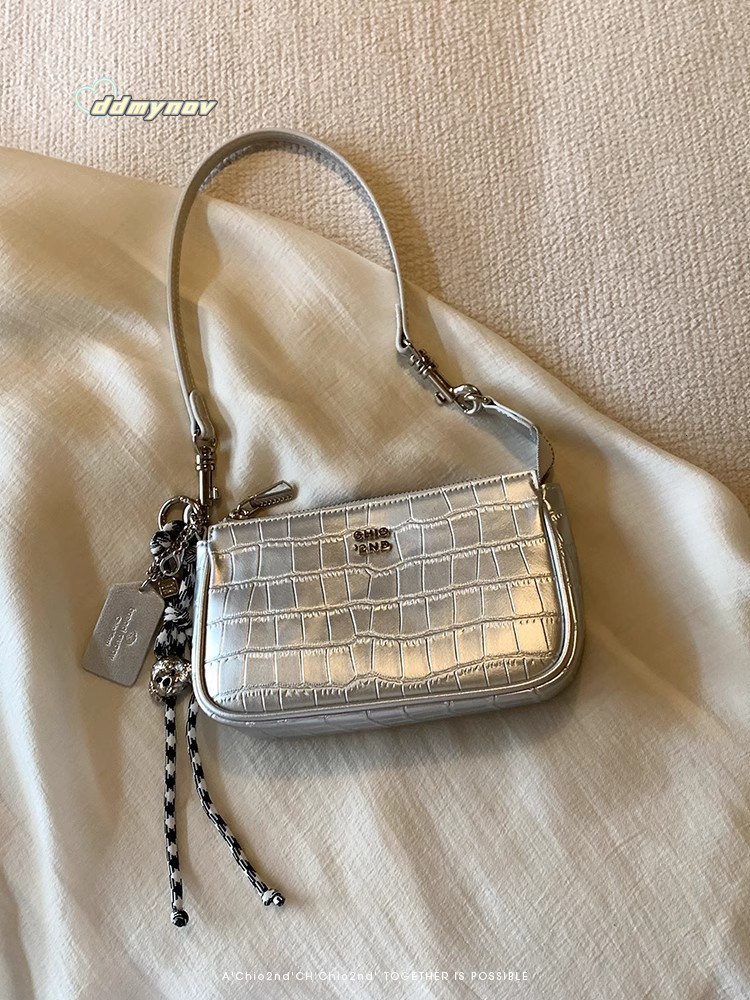 Nanfeng Chio2nd Bread Puppy Clear Sky Whisper Underarm for Women 2025 Super Popular Single Shoulder Crossbody Small Bag ddmynov