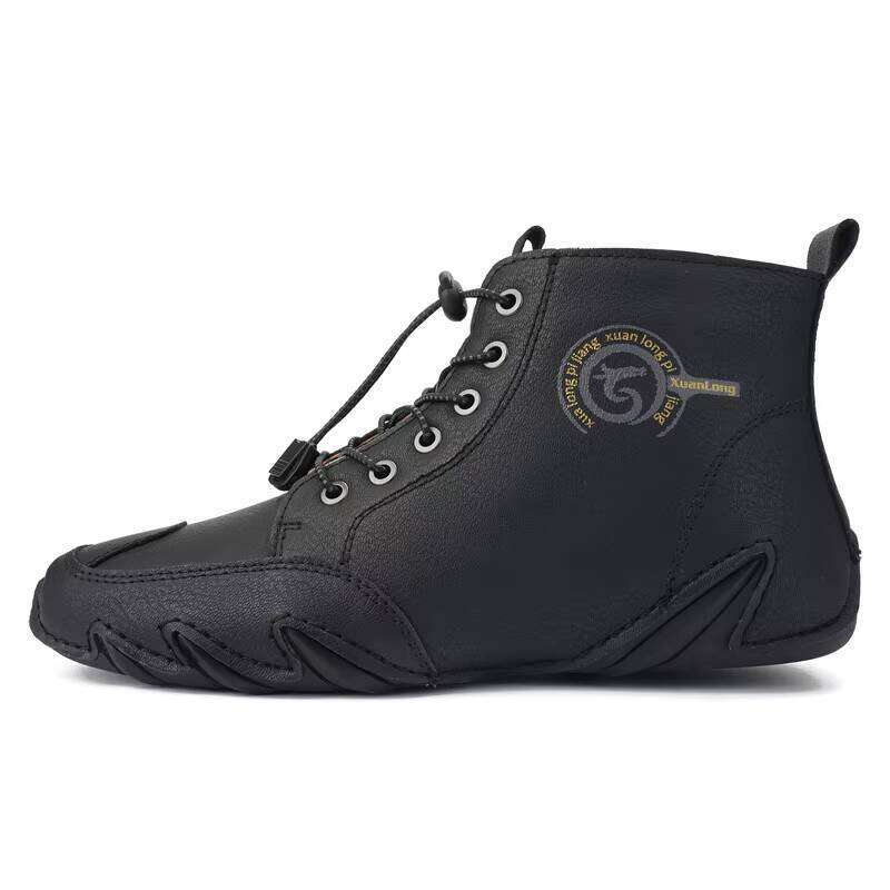 Hot Selling Fashion Leather Casual White Men's Outdoor Sport High Top Men Shoes