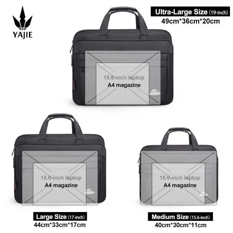 Large Capacity Briefcase Bag Men Business Bag 15.6 inches 17 inches 19 inches Laptop Bag Shoulder Bags Canvas Handbags messenger Bag W250610