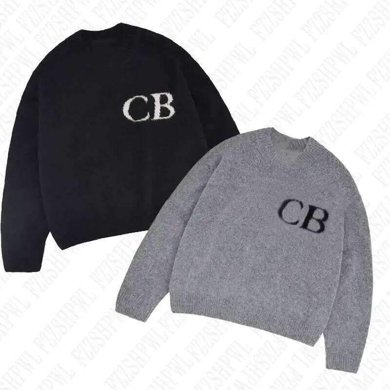 Y2k Men's Knitted Sweater Aesthetic Haruku Letter Graphic Hip Hop Gothic Pullover Grunge Casual High Street Punk Streetwear