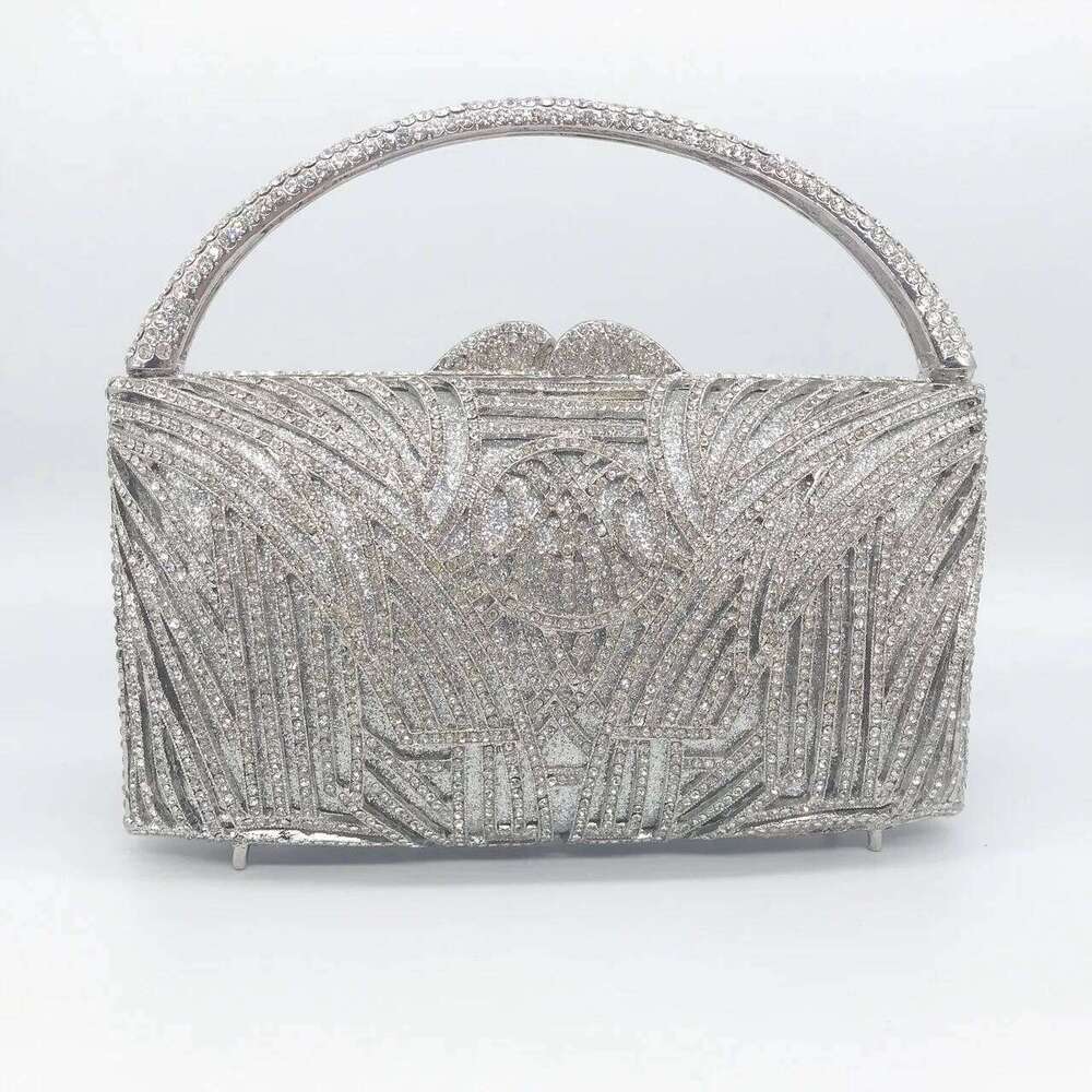 Women Clutch Evening Bag Wedding Crystal Lady Cell Phone Pocket Purse Female Sparkly Wallet for Party Gift