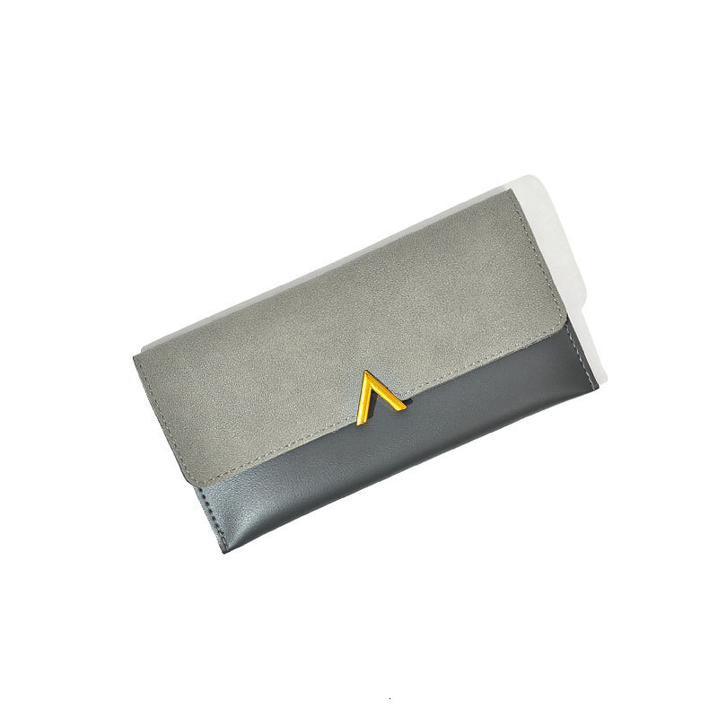 Free Shipping 2025 New Designer Bag Trendy Color Block Women's Long Wallet Simple Multifunctional Fashionable Exquisite Practical Card Bag